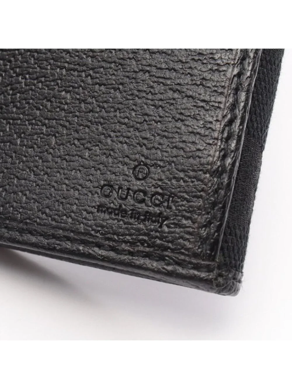Gucci Hook Wallet GG Canvas Black Leather